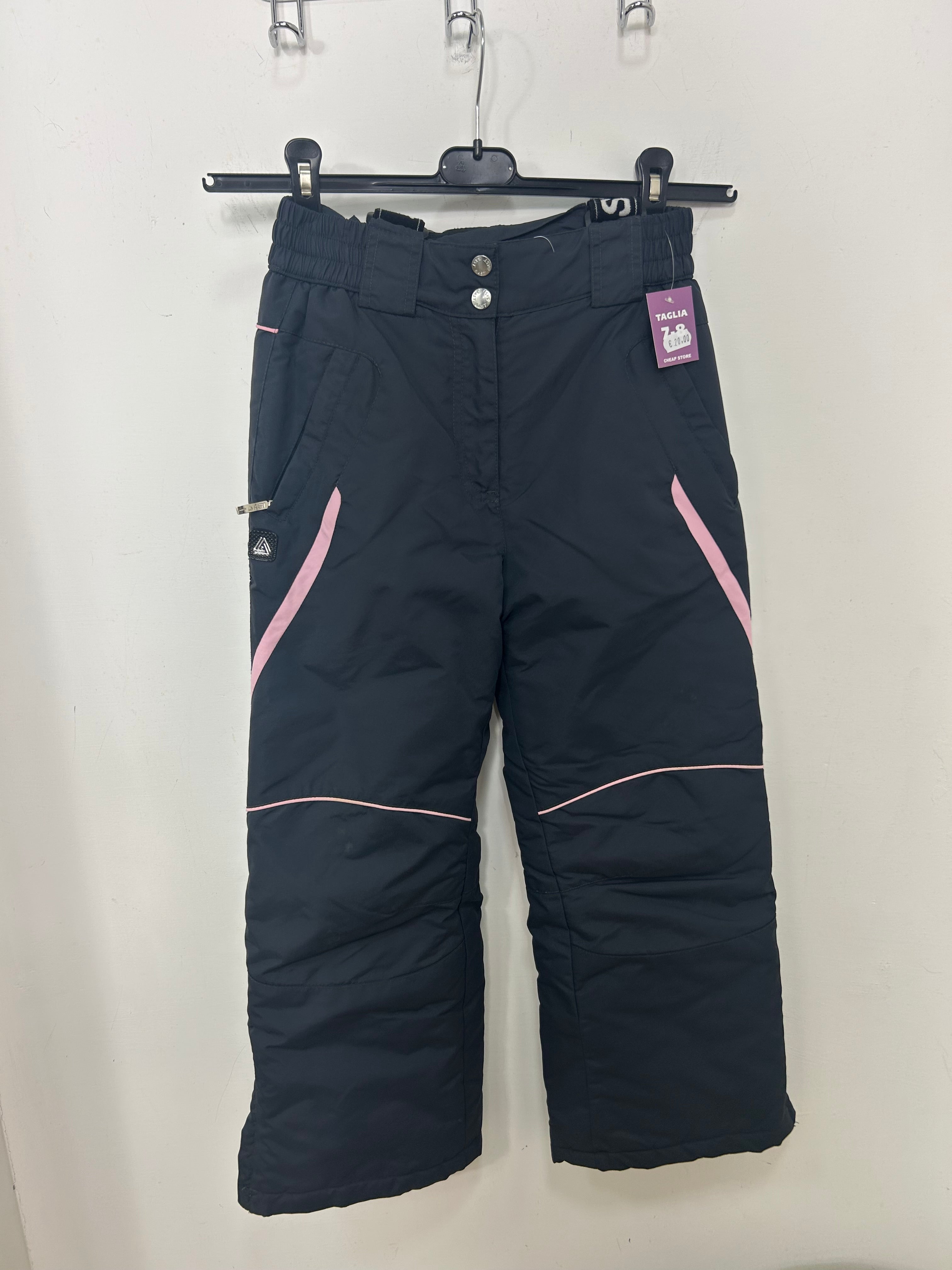 TAGLIA 8-9 ANNI - Pantalone con bretelle AST